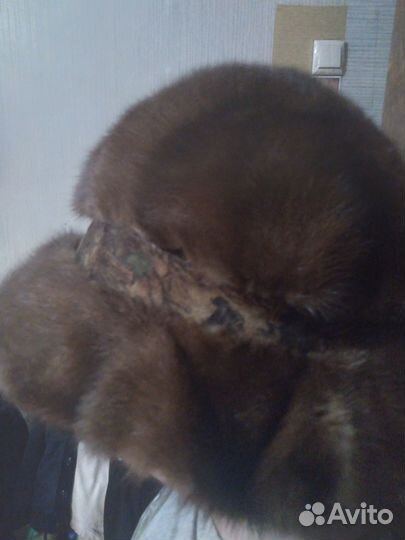 Шапка панама из меха норки