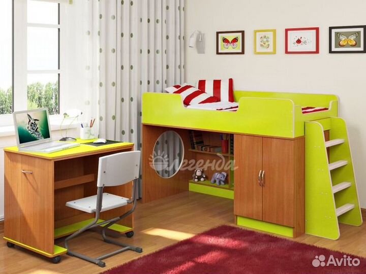 Кровать чердак