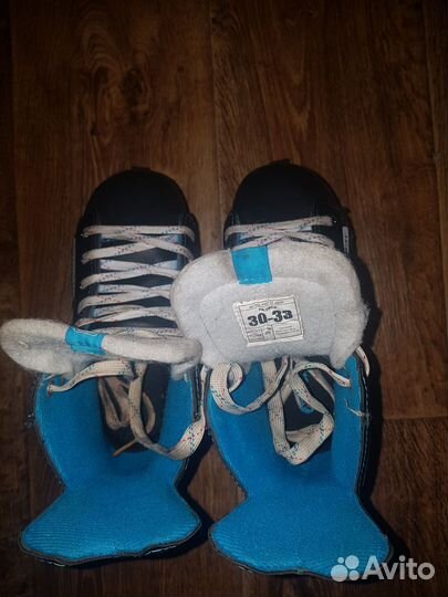 Коньки детские nordway раздвижные р 30/33