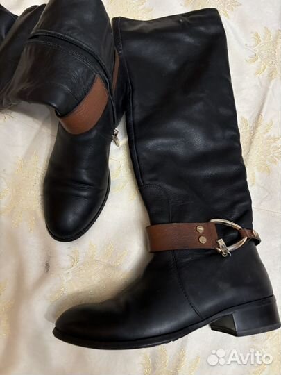 Сапоги женские натуральная кожа 36
