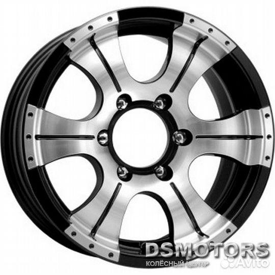 Диски Байконур 8.0/16 6x139.7 ET0 d111.6 алмаз чёр