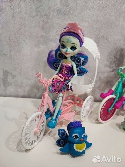 Enchantimals Черепашка, Данесса, Зая на велосипеде