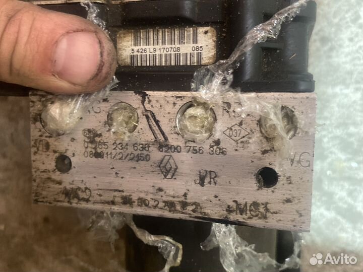 Блок abs Renault Scenic 2