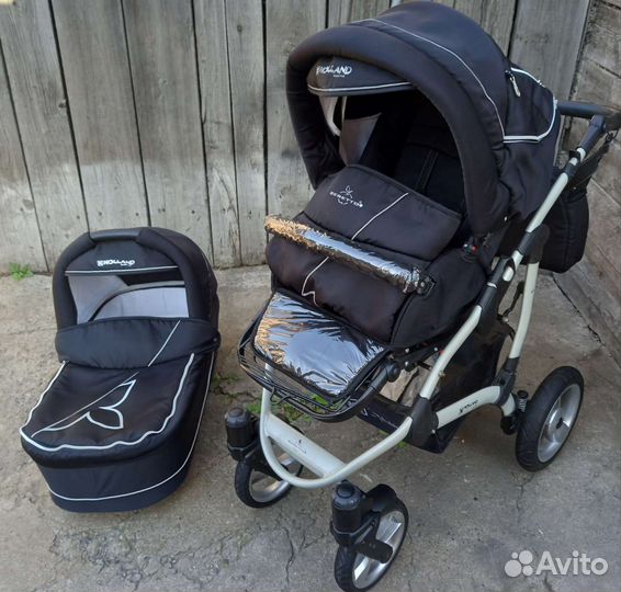 Коляска 2 в 1+ автокресло Бритакс 0-18 кг