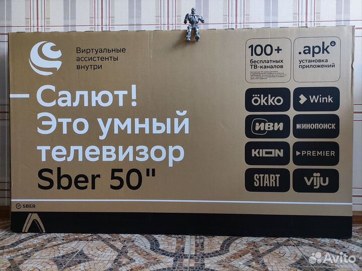 Телевизор Sber 50 (127 см) SMART TV, UHD 4K