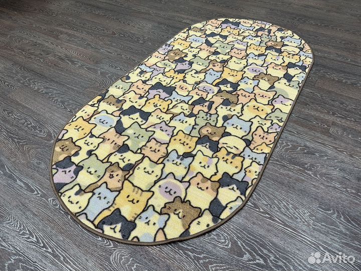 Палас 1х2 овальный новый