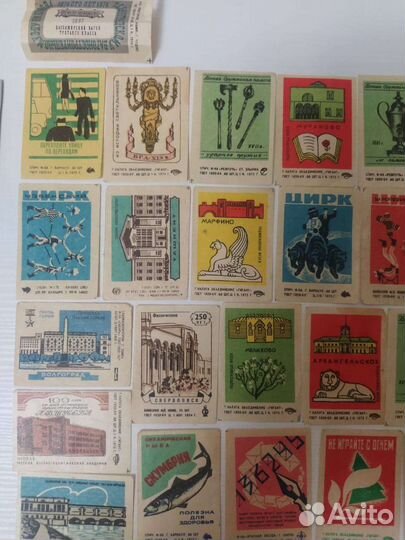 Этикетки от спичек СССР