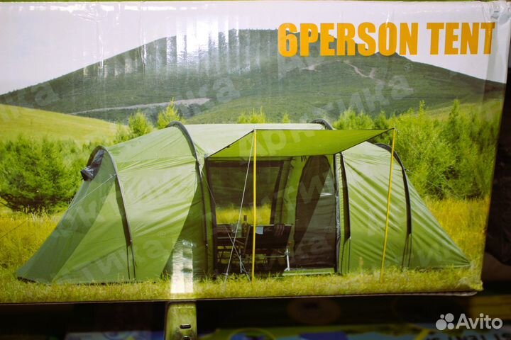 Арктик 1699-1 палатка с 2 комнатами и тамбуром