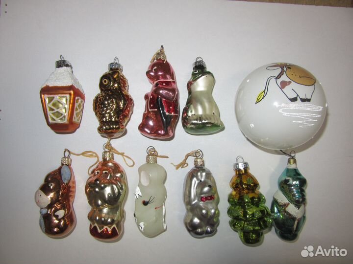Елочные игрушки стекло