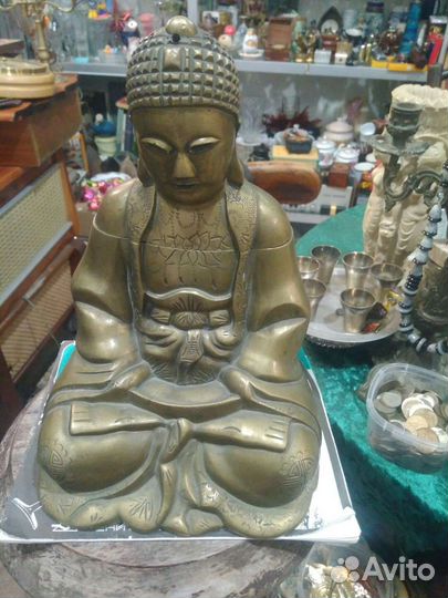 Статуэтка Будды,бронза