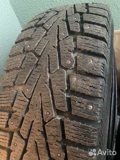 Шипованная резина на дисках для Nissan Qashqai