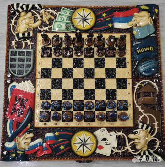 Нарды шахматы ручной работы