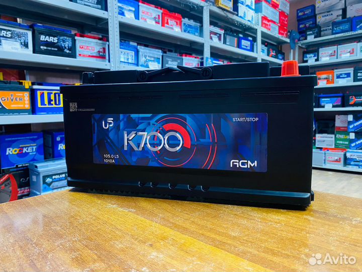 Аккумулятор AGM 105 ач 1010а Новые Доставка K700