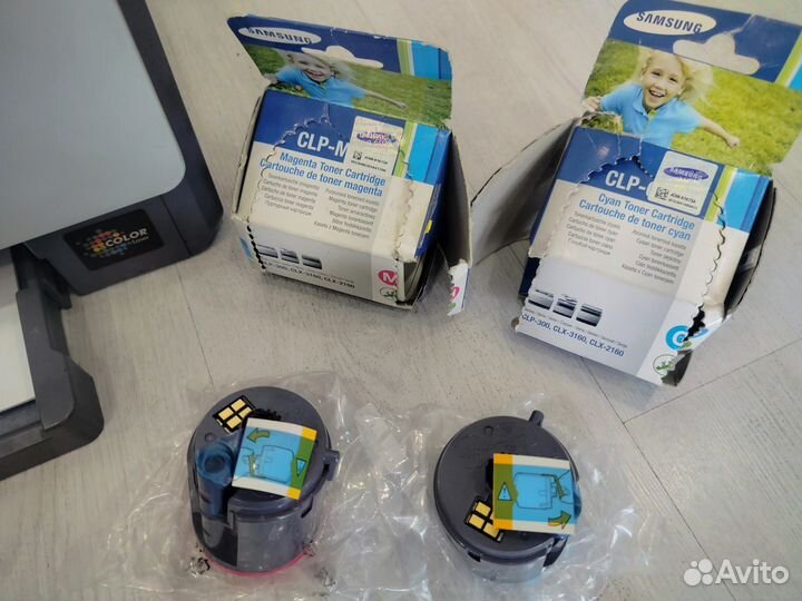 Цветной лазерный принтер samsung clp300