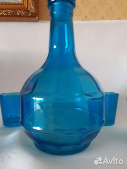 Графин цветное стекло, СССР, от 60 г