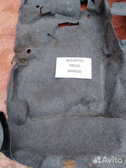 Ковер пола Toyota Prius NHW20 1NZ-FXE 2005