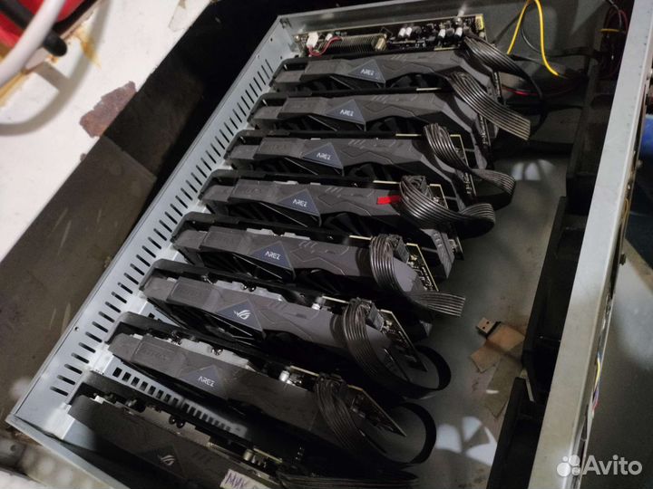 RX 580 2048 SP Asus 8 карт