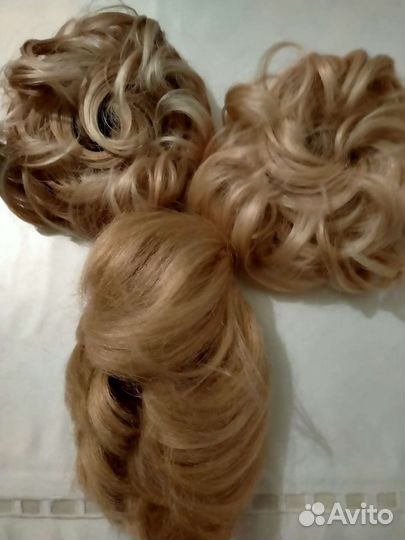 Парик и три шиньона