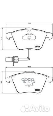 Колодки тормозные audi A4/A6/A8/multivan/transp