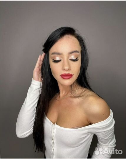 Прическа макияж