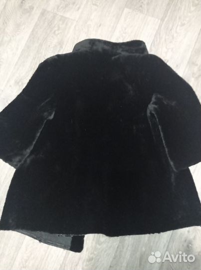 Шуба натуральная цигейка (Авто Леди) р. 46-50