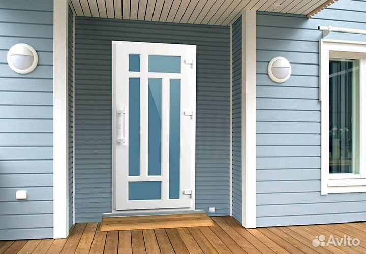 Пластиковые двери под ключ