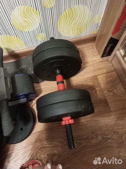 Гантели разборные