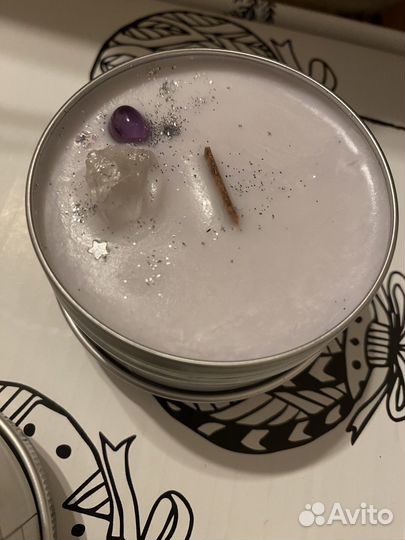 Свечи с камнями