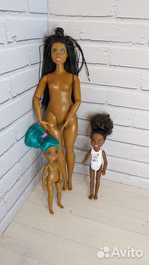 Семья барби, Бруклин и 2 челси шарнирные