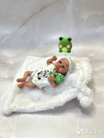Кукла реборн мини мальчик