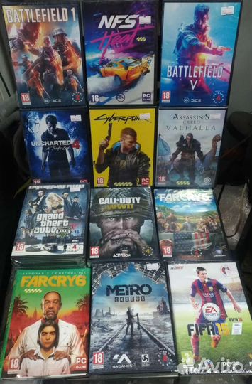 Игры для компьютера на DVD
