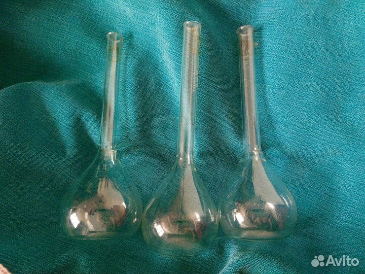 Химические колбы 100мл 3шт цена за все
