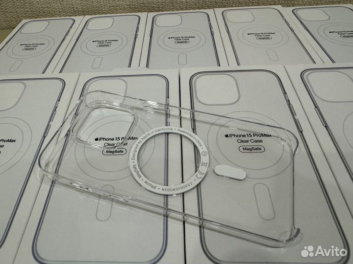 Прозрачный чехол для iPhone 15 pro max magsafe