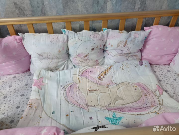 Бортики в детскую кроватку