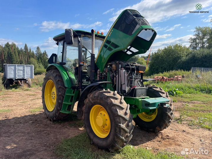 Трактор John Deere 6135B, 2019