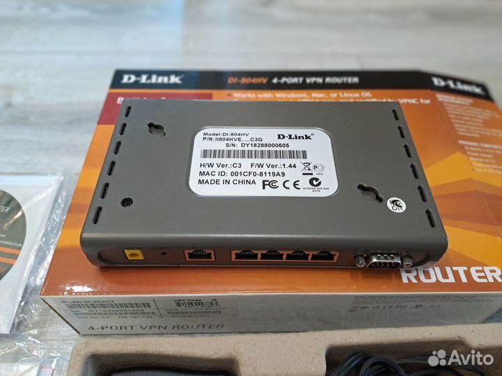Роутер D-Link di-804hv новый