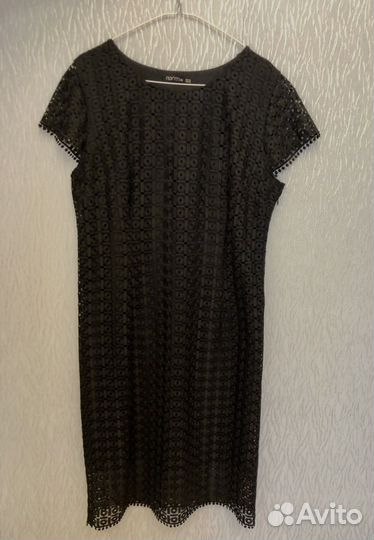 Женское чёрное вечернее классическое платье