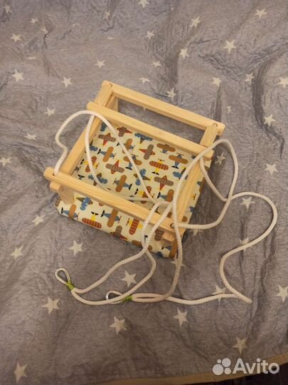 Качели детские деревянные