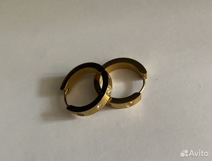 Серьги картье