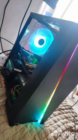 Игровой пк ryzen 5 5500 rx 580 16 GB ram