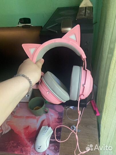 Наушники razer kraken kitty Qartz