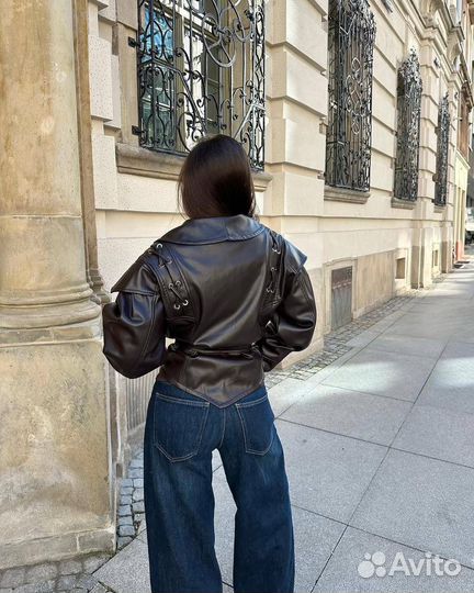 Куртка кожаная женская