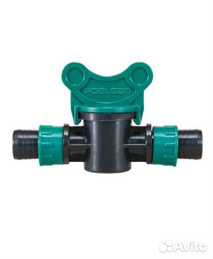 Кран для капельной ленты 17*17