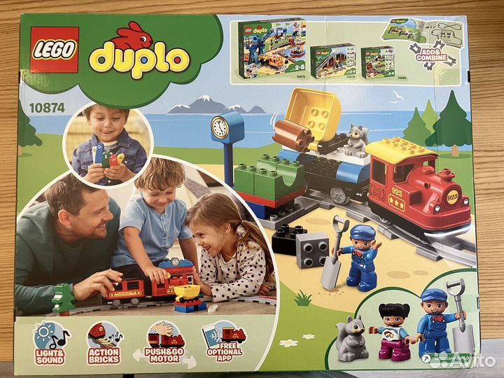 Конструктор lego duplo Town Поезд на паровой тяге