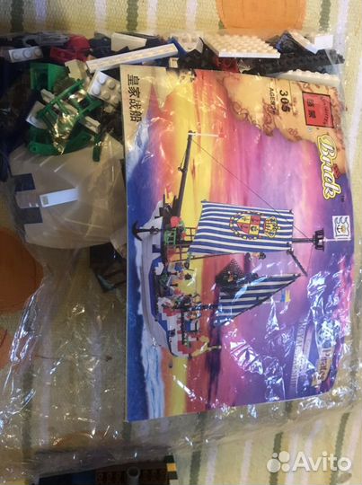 Lego пиратский корабль