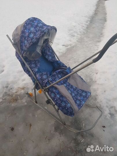 Коляска санки