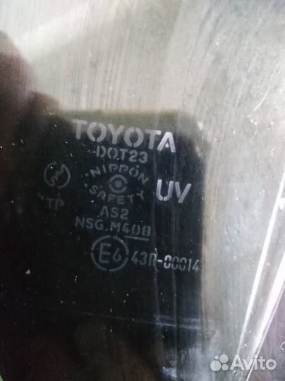 Стекло двери задней левой Toyota Camry V40 2006-20