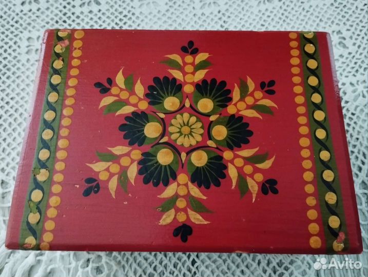 Шкатулка деревянная СССР