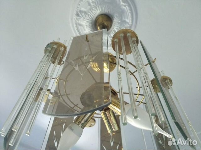 Люстра потолочная бу