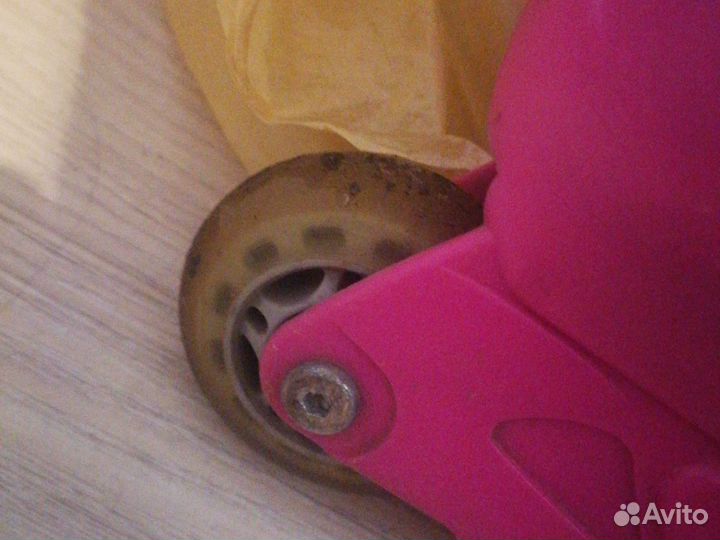 Ролики и шлем для девочки 30-33